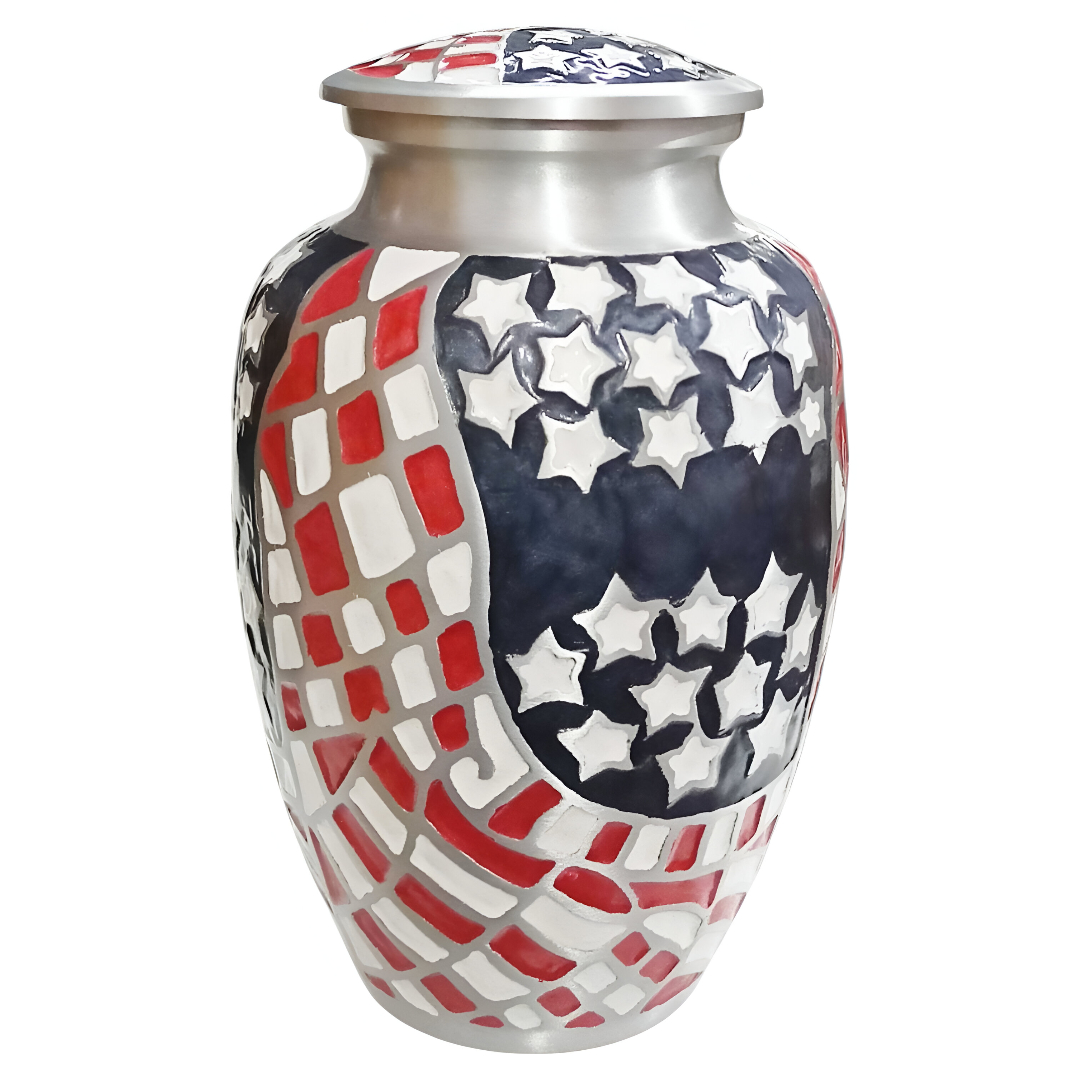 AMERICAN FLAG URN