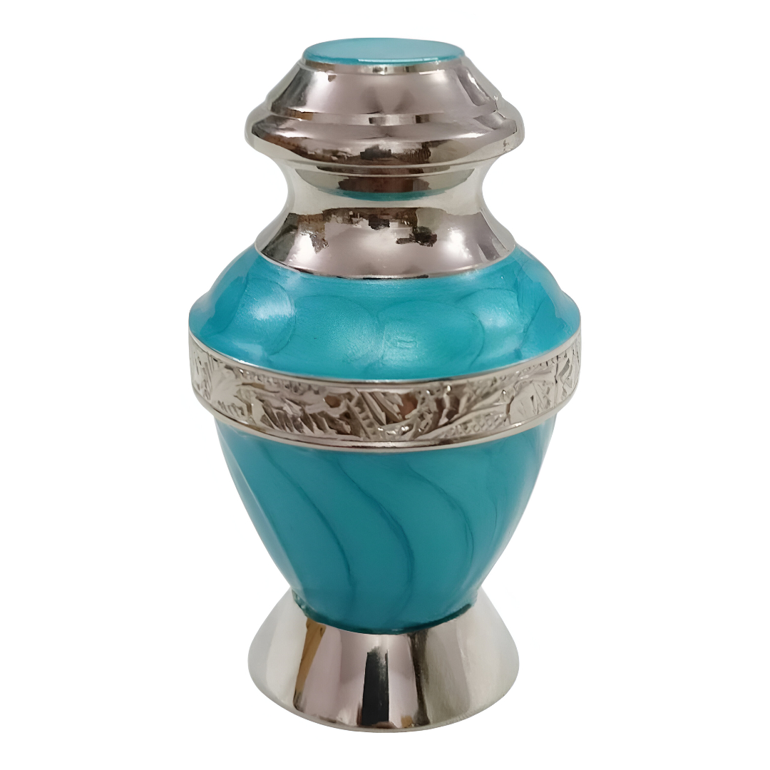 BLUE ENAMEL KEEPSAKE 